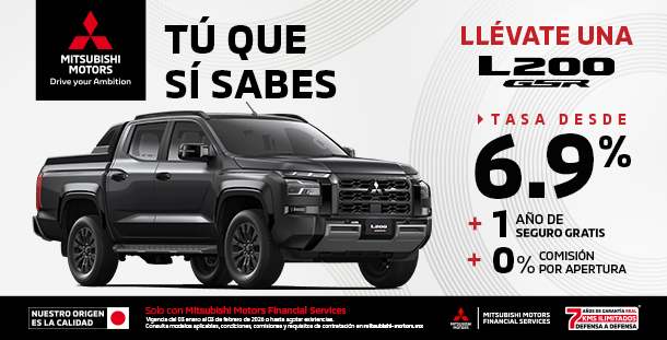 Estrena una L200 GSR AT 4X4 DSL 2025