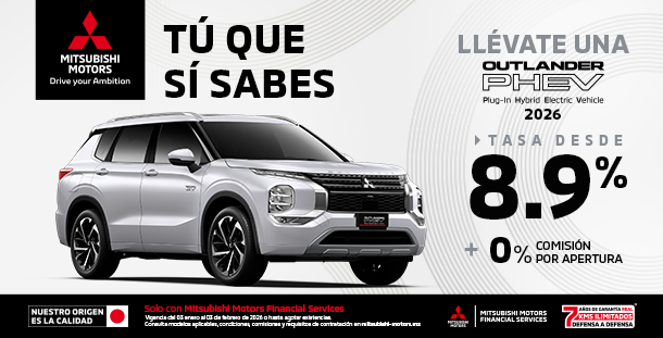 Estrena una Outlander PHEV 2026